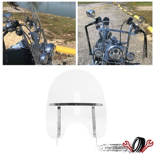 Прозрачное съемное лобовое стекло размером 26X23 дюйма для Harley Heritage Softail Classic FatBoy