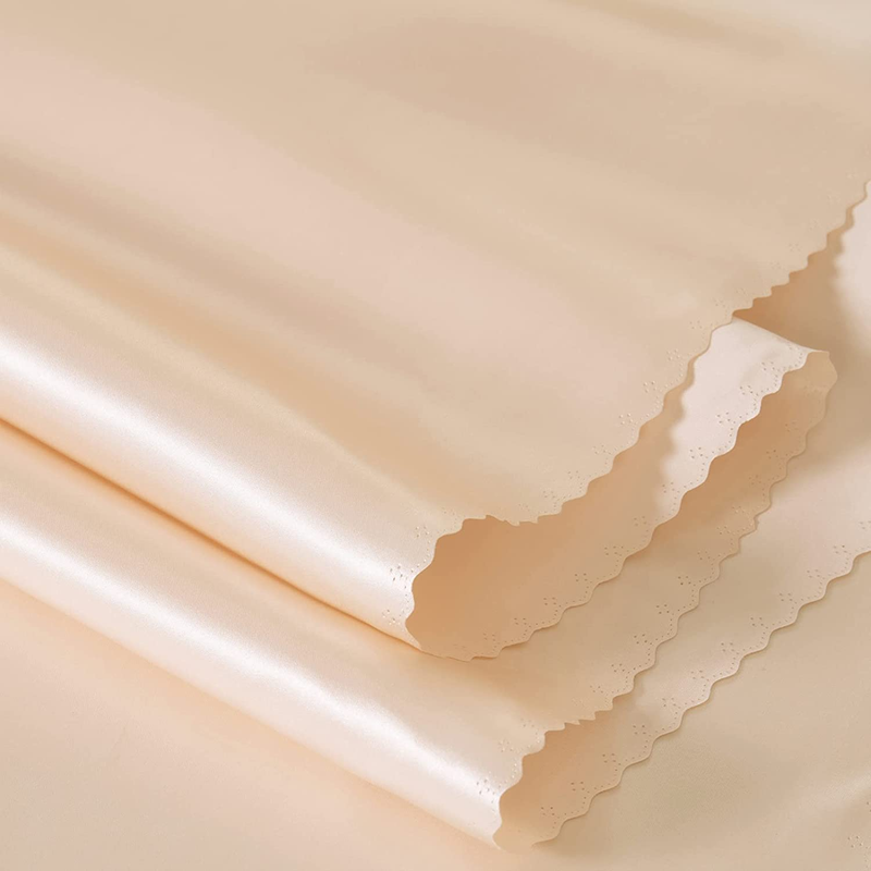 Peach Satin Tablecloth 60 X 102 Inches Rectangle Satin Table Cover Bright Silk T