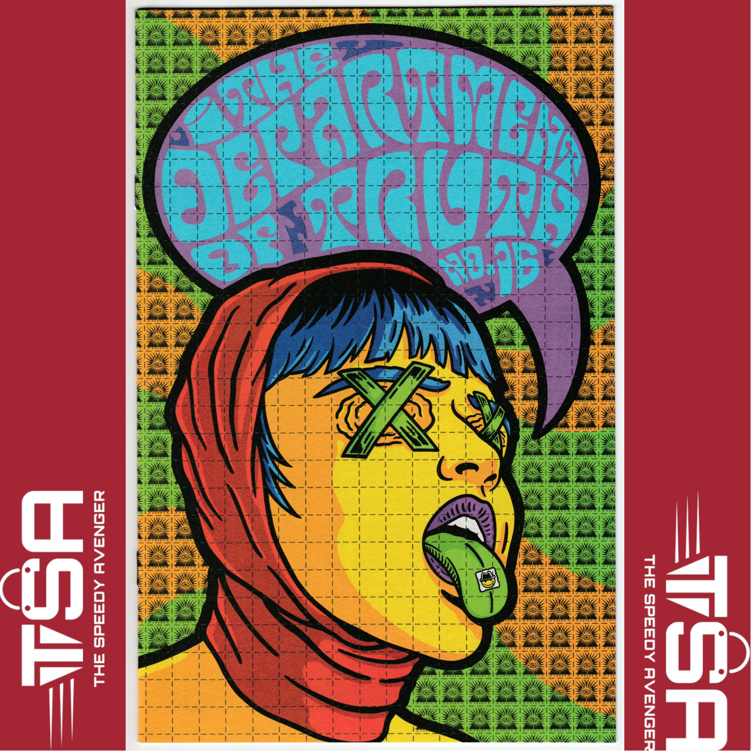 DOT DEPARTMENT OF TRUTH #16 MATT RITCHIE ACID BLOTTER STAMPS VARIANT LTD 400