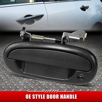 ДЛЯ 97-03 FORD F150 F250/SD LOBO ЧЕРНАЯ ТЕКСТУРИРОВАННАЯ РУЧКА ТЯГИ ПЕРЕДНЕЙ ЛЕВОЙ БОКОВОЙ ДВЕРИ