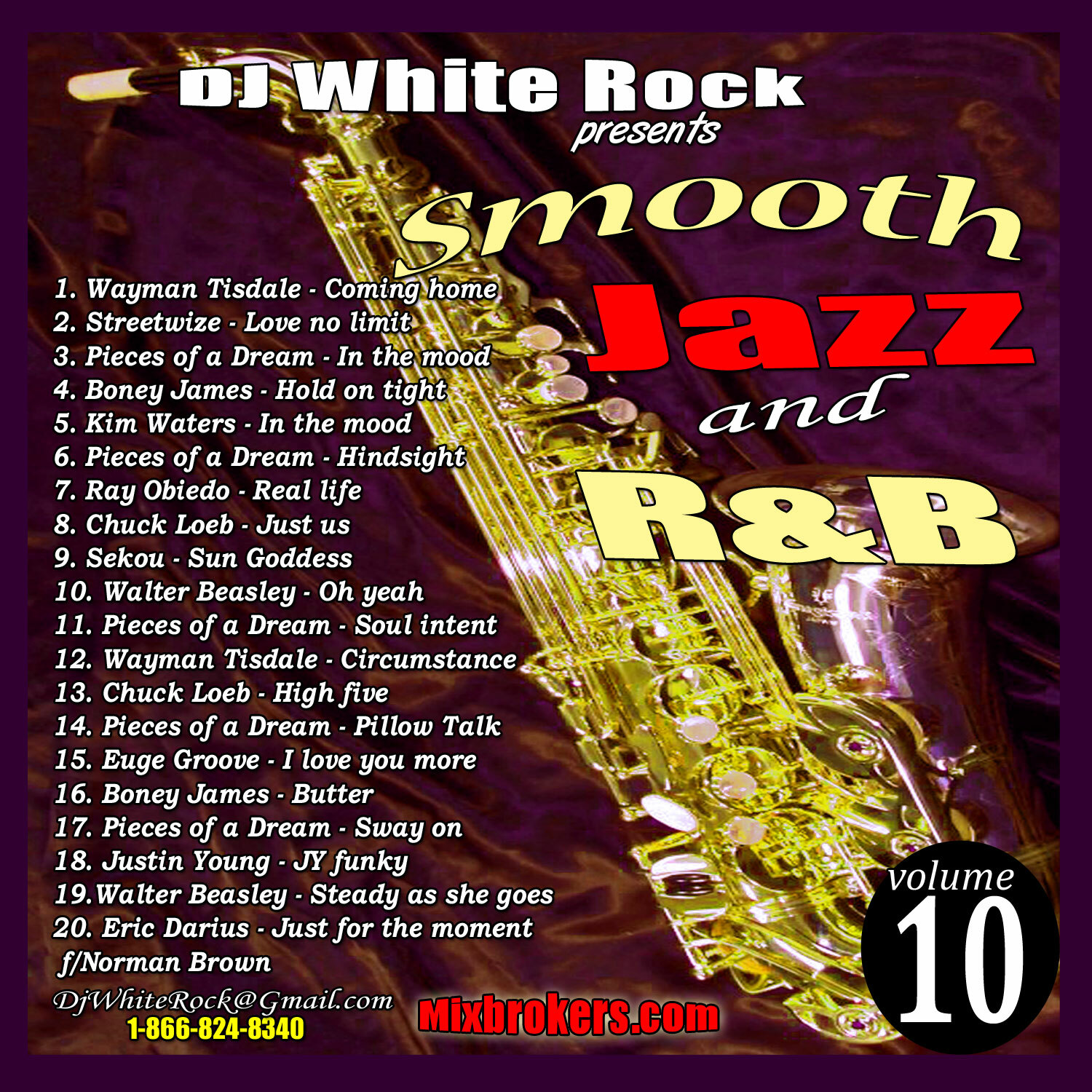DJ White Rock Smooth Jazz & R&B Vol.10 | eBay