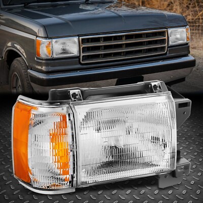 Для 87-91 Фар Ford F150 F250 F350 Bronco в стиле OE с правой стороны пассажира