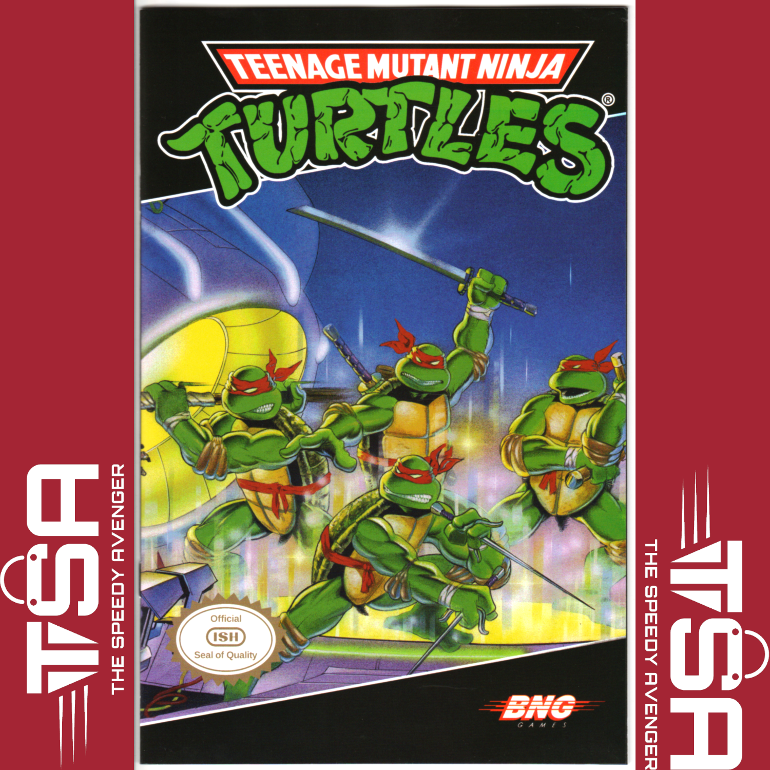 TEENAGE MUTANT NINJA TURTLES #4 (Vol 1) Michael Dooney NES Cover Art Variant