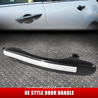 Для 06-11 Azera Черная/хромированная наружная ручка задней левой/правой боковой двери с грунтовкой