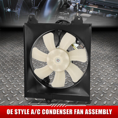 Для 90-94 Eagle Talon Eclipse Laser OE Style Вентилятор охлаждения конденсатора кондиционера в сборе