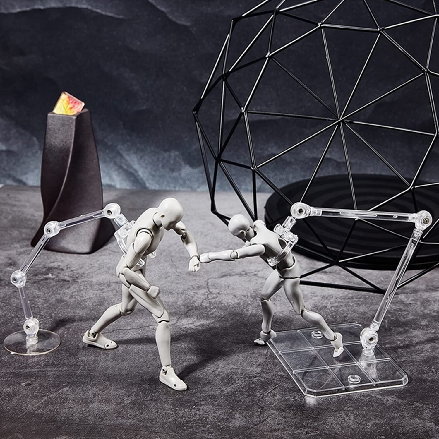 2/6/18/24 Pc HG144 Action Figure Display Holder Base Doll Model Support Stand