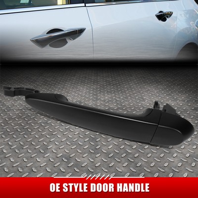 ДЛЯ 06-14 BMW 3-SERIES M3 X5 X6 ЧЕРНАЯ ТЕКСТУРИРОВАННАЯ РУЧКА ТЯГИ ЗАДНЕЙ ЛЕВОЙ ДВЕРИ ВОДИТЕЛЯ
