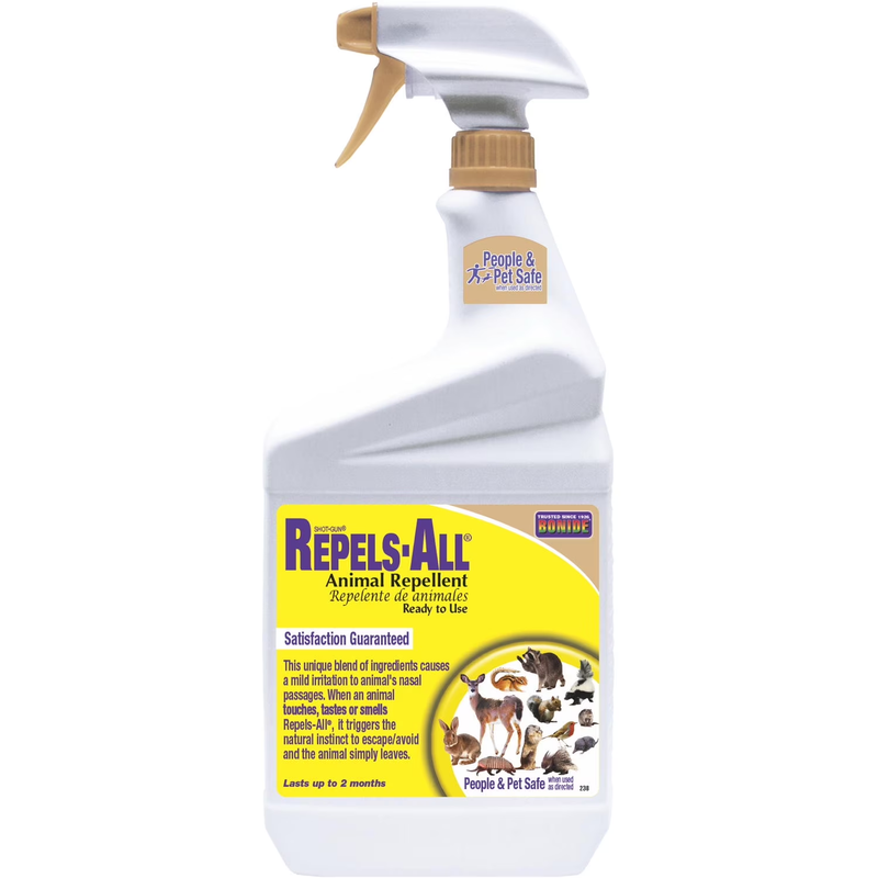 Repels All 32 Oz Animal Repellent Ready-To-Use Spray for Outdoor Use