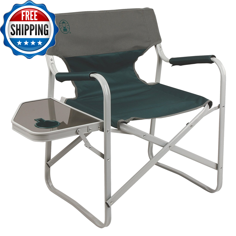 With Side Table Travel Green