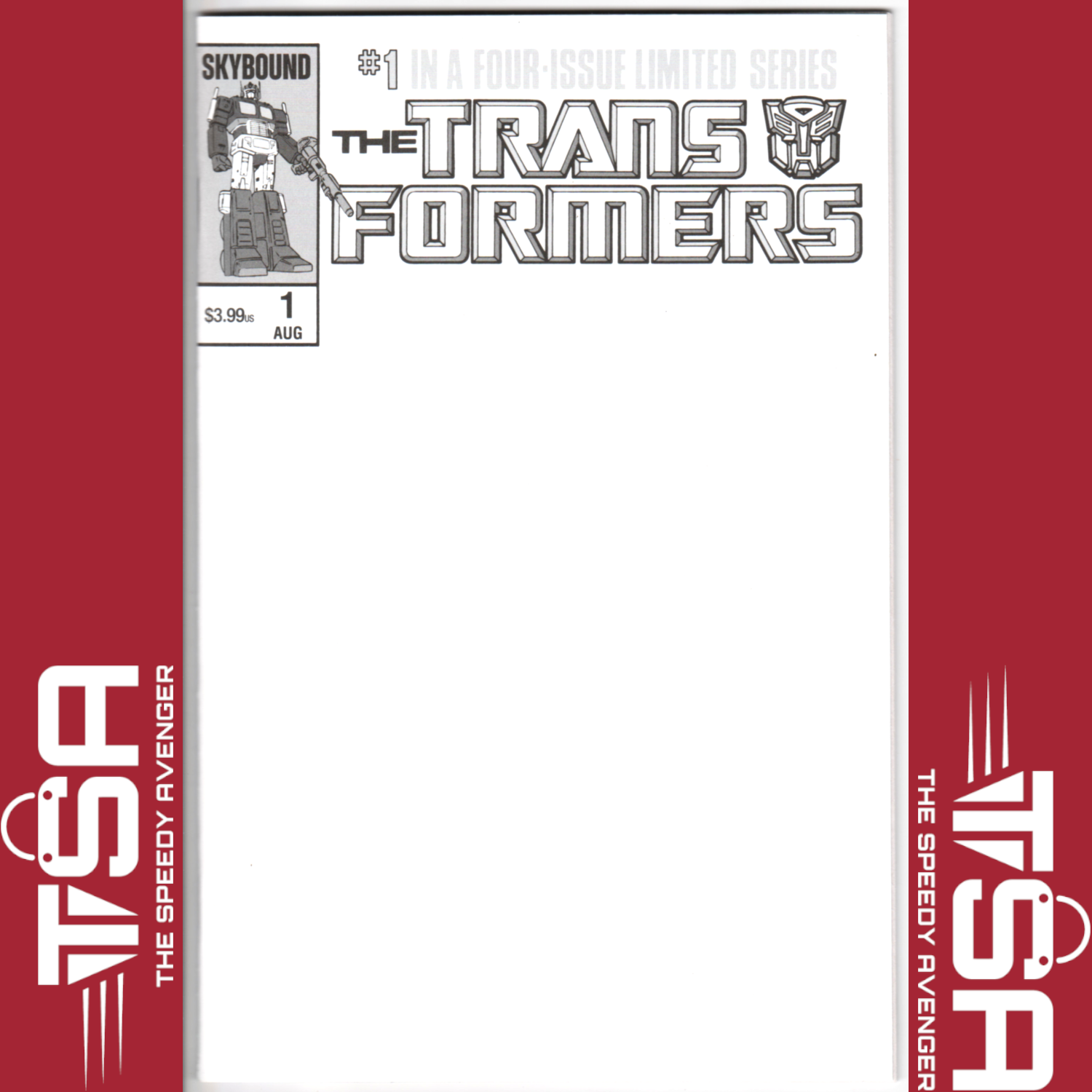 TRANSFORMERS 40TH ANNIVERSARY EDITION #1 Blank Sketch Variant Image Skybound