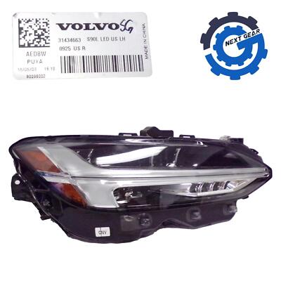 ぽむ OEM Volvo Right LED Headlight Assembly for 2017-2021 S90 V90