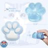 AFKLMNE 2-Pack Taba Squishy Cat Paw Sensory Fidget Toys Adults, Anxiety Stress Relief Squeeze Toy, Soft Cute Kawaii Squishy’s for Desk, School (Blue)