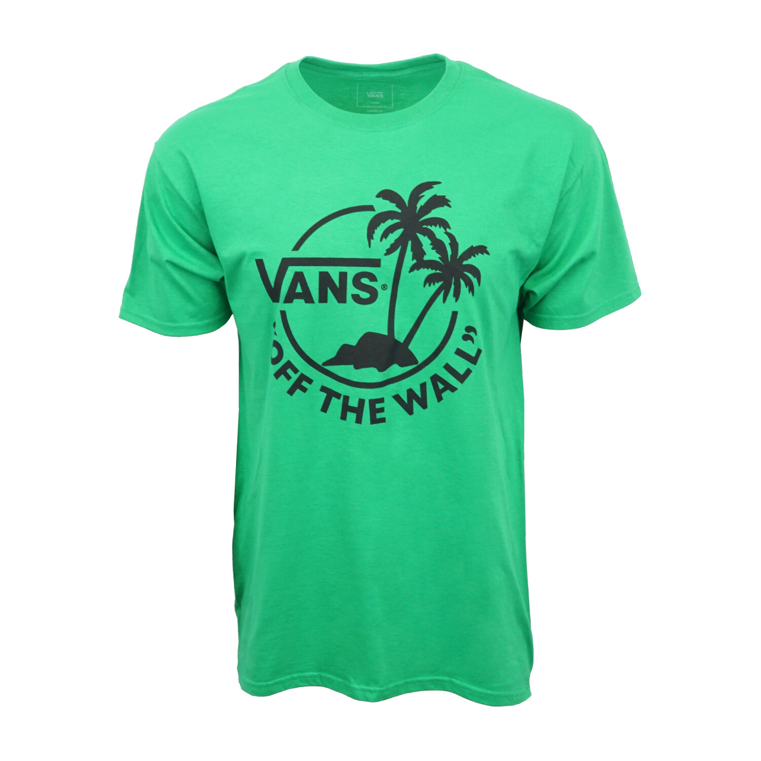 

МУЖСКАЯ ФУТБОЛКА VANS OFF THE WALL ISLAND, ЗЕЛЕНАЯ, НОВАЯ, Зеленый