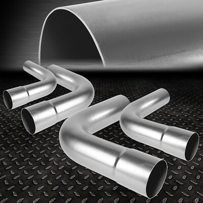 4шт 2,5-дюймовый OD DIY Изготовленный на заказ 90-градусный изгиб выхлопной трубы из мягкой стальной оправки