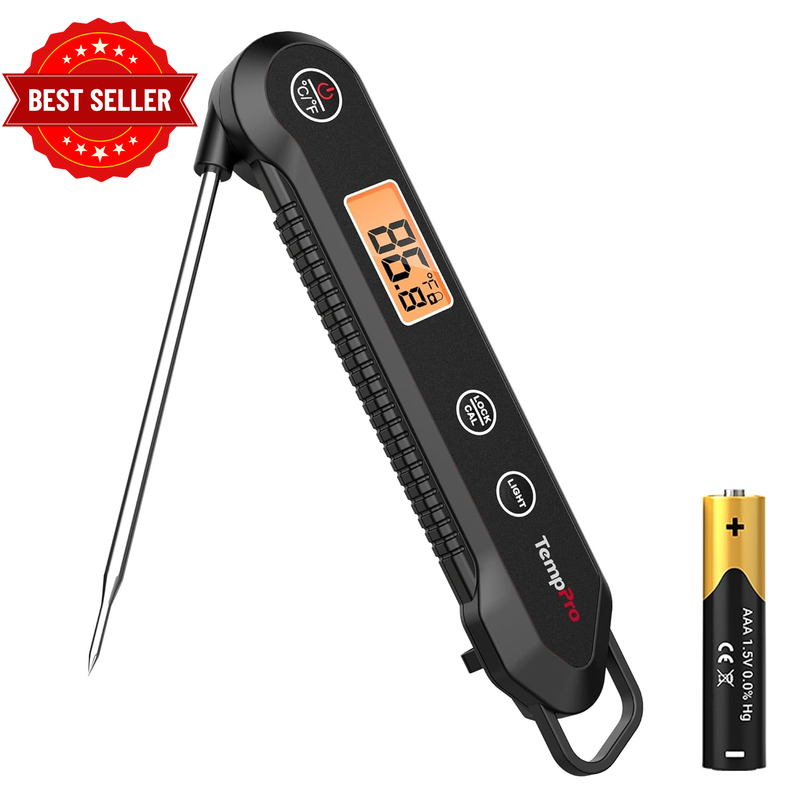 Tempswift Digital Instant Read Meat Thermometer, IPX6 Waterproof