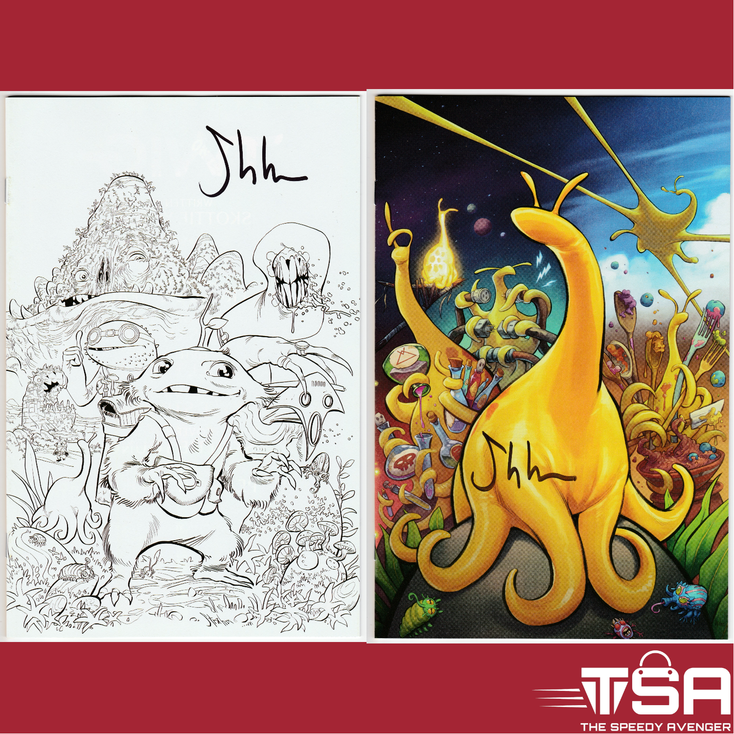 TWIG #1 INKY + SPLAT Virgin Variants Bundle ✍️ SIGNED BY KYLE STRAHM Image Comic