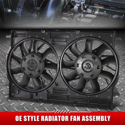 Для 17-19 Audi Q7 2.0L с турбонаддувом и 4-цилиндровым двигателем в стиле OE Вентилятор охлаждения радиатора в сборе