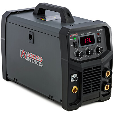 AMICO MIG-180, 3-in-1 Combo 180 Amp MIG/MAG/Flux-cored/Lift-TIG/Stick Arc Welder