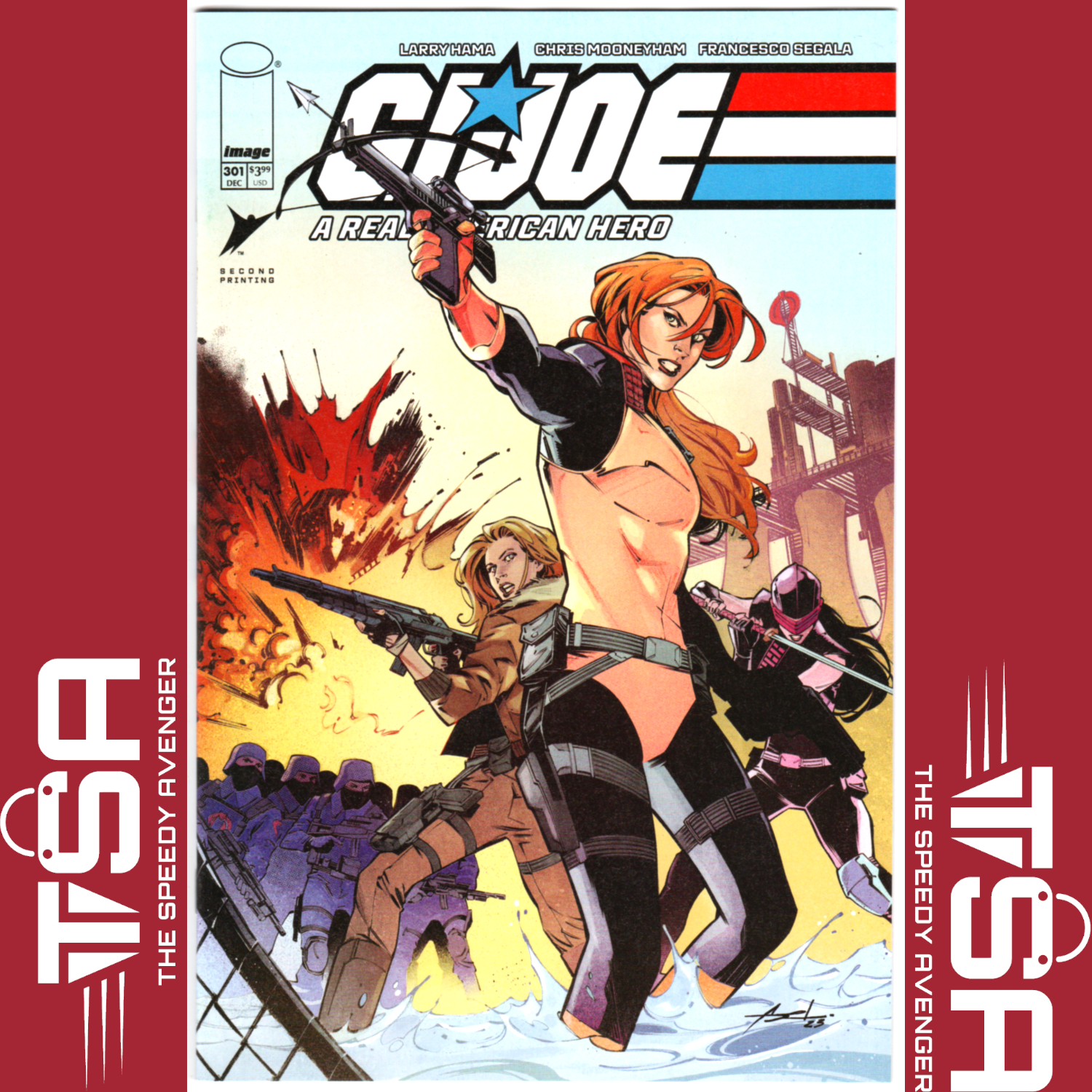G.I. JOE A REAL AMERICAN HERO #301 (Image/Skybound) Abel 2nd Printing Variant