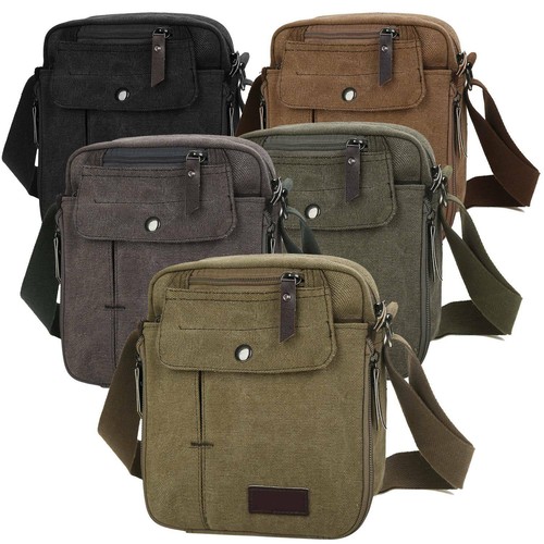Unisex Sports Crossbody Bag Canvas Tote Shoulder Bag Casual
