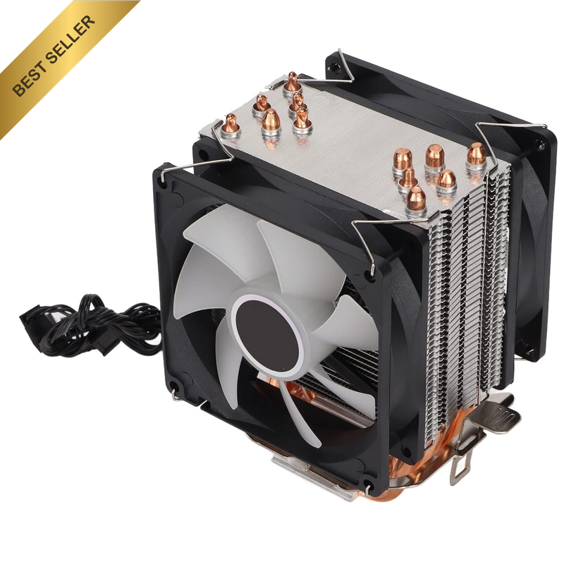 3Pin Silent Fan CPU Cooler for Intel LGA 775/1155/1156/1366/2011, 20 DB 38 CFM C