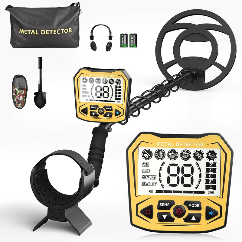 Outsunny 5-Mode Waterproof Metal Detector for Adults with IP68 Coil