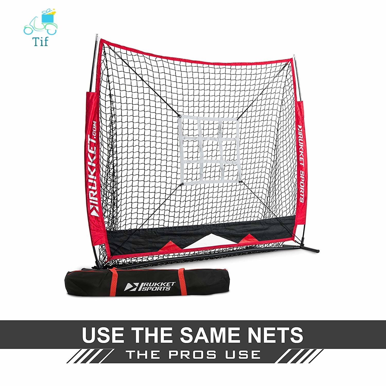 Baseball / Softball Backstop With Stike Zone Net 5 Feet high Carry Bag
