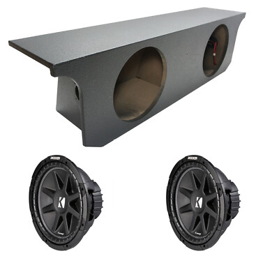 2007-2015 Jeep Wrangler JK Unlimited Kicker Comp C12 Dual 12'' Rhino Sub Box