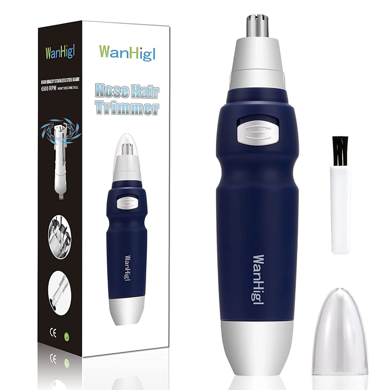 Ear And Nose Hair Trimmer For Men with Drawstring Pocket