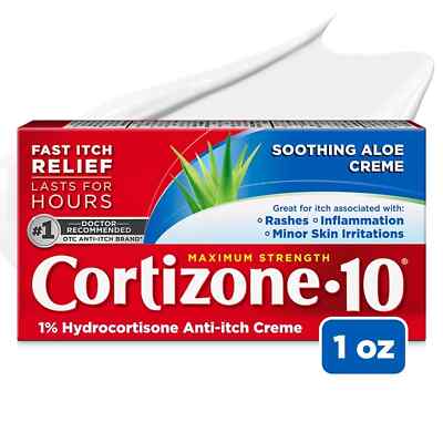 Cortizone 10 Maximum Strength Soothing Aloe Anti-Itch Creme - 1 oz