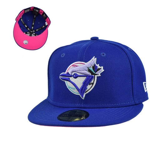 Мужская приталенная шляпа New Era Toronto Blue Jays Polar Lights 59Fifty синяя 60296491