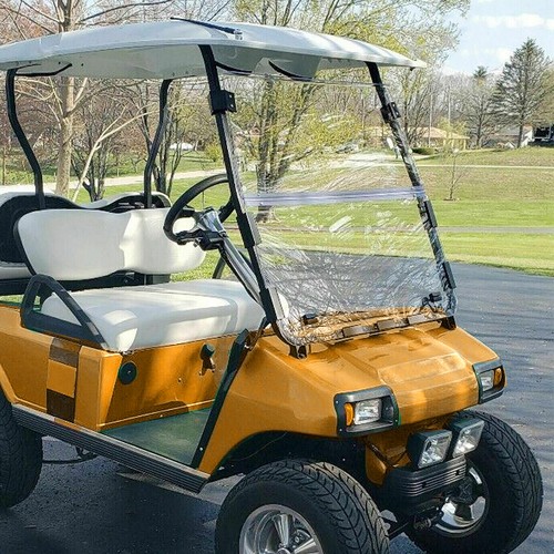 Для Club Car DS Clear Windshield 2000.5-UP Новая складная поликарбонатная тележка для гольфа
