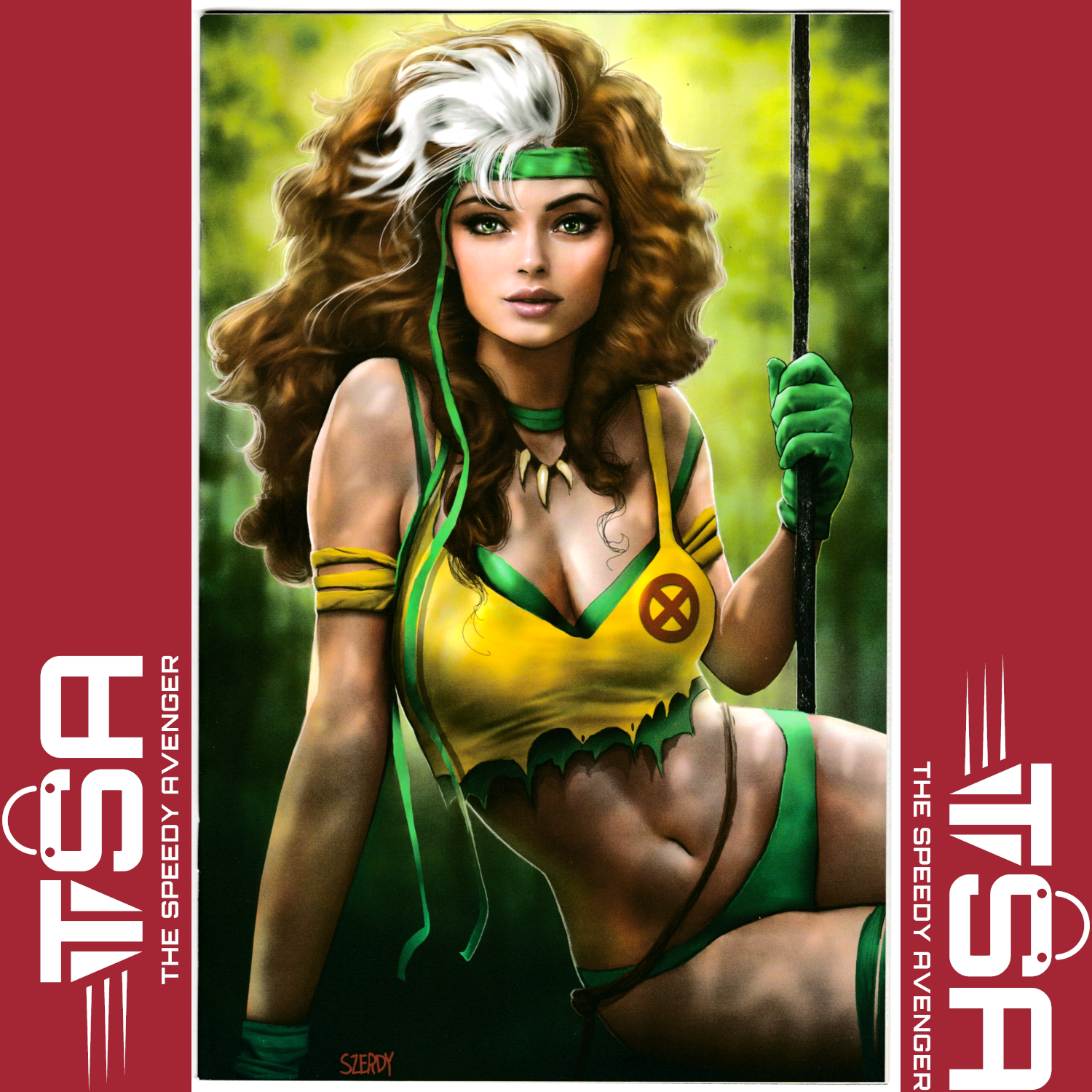 ROGUE AND GAMBIT #4 (Vol 2 2023) Nathan Szerdy Exclusive Virgin Variant Marvel