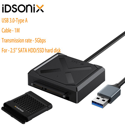 New SATA to USB 2.0 3.0 Adapter Converter Cable For 2.5 3.5 Inch Hard Drive HDD