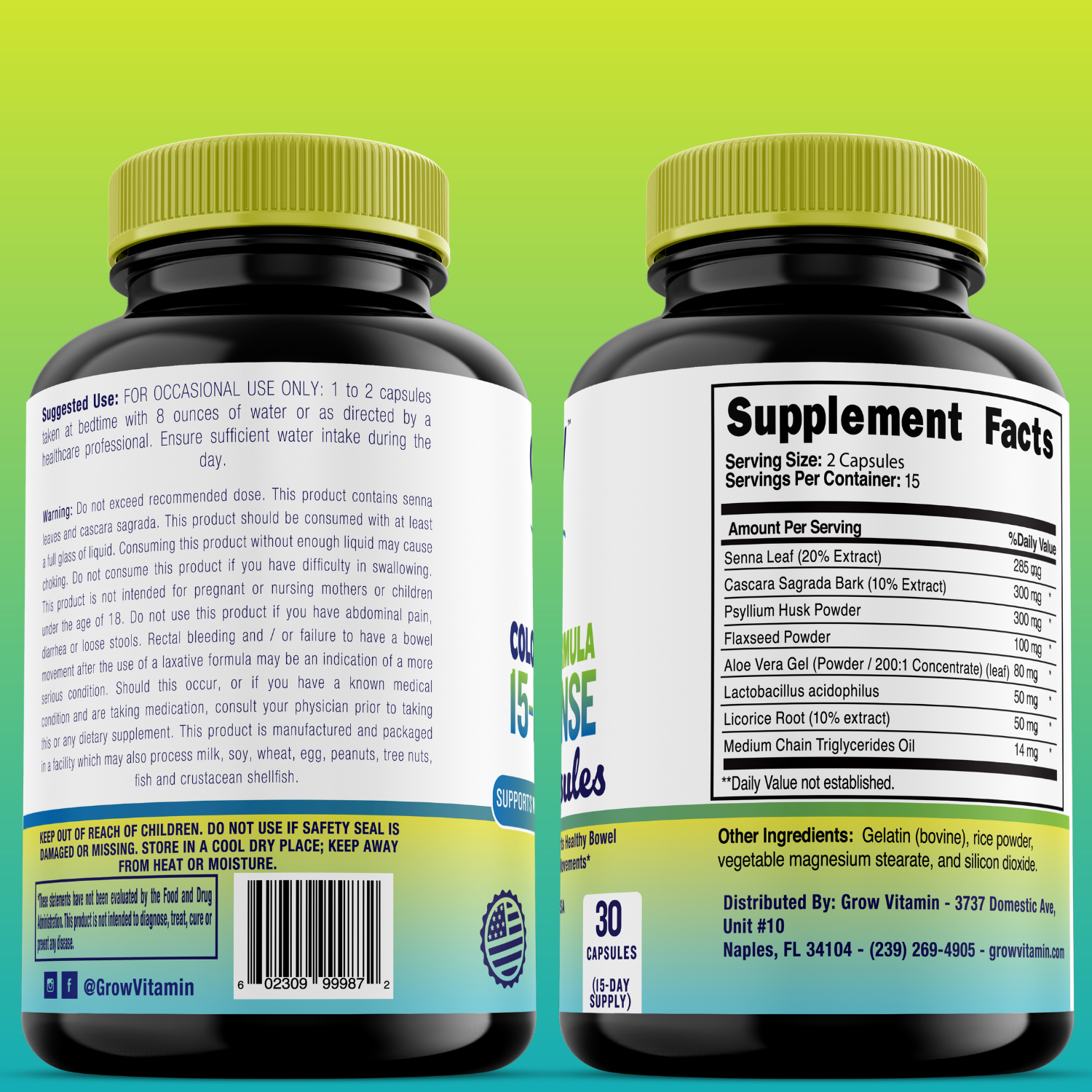 Natural  Weight Loss Supplement Fat Burner For Men & Women 30 Capsules