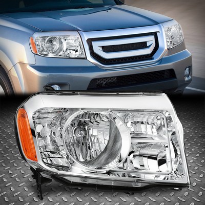 Для 09-11 Honda Pilot OE Style Пассажирская правая боковая фара Хром/Желтый