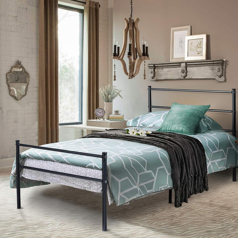 S With Storage, Single Bed With Headboard And Footboard, 6 Legs P