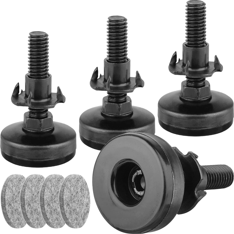 Furniture Levelers 3/8-16 Thread for Cabinets Tables Chairs Sofa Raiser Support
