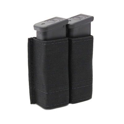 ESSTAC ピストルマグポーチ Esstac KYWI Double Pistol Magazine Pouch - Black - Kydex Mag Pouch
