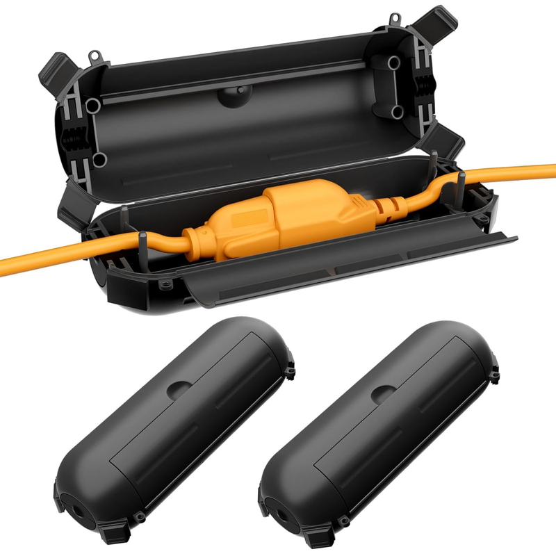 [3 Pack] Outdoor Extension Cord Safety Cover with Waterproof Seal, Weatherproof