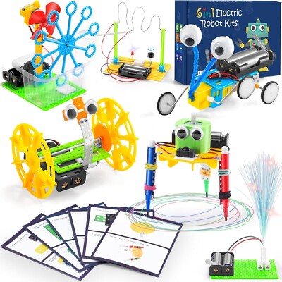 Build a Robot Kit for Kids 8-12 STEM Robotics Building Kits Electronic Robot J27