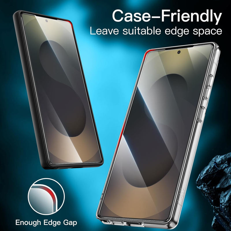 Screen Protector for Samsung Galaxy S25 Ultra 5G, Tempered Glass Film, Fingerpri