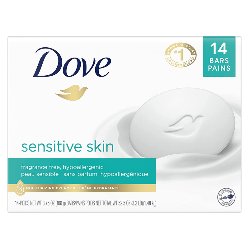 Dove Beauty Bar More Moisturizing than Bar Soap for Softer S