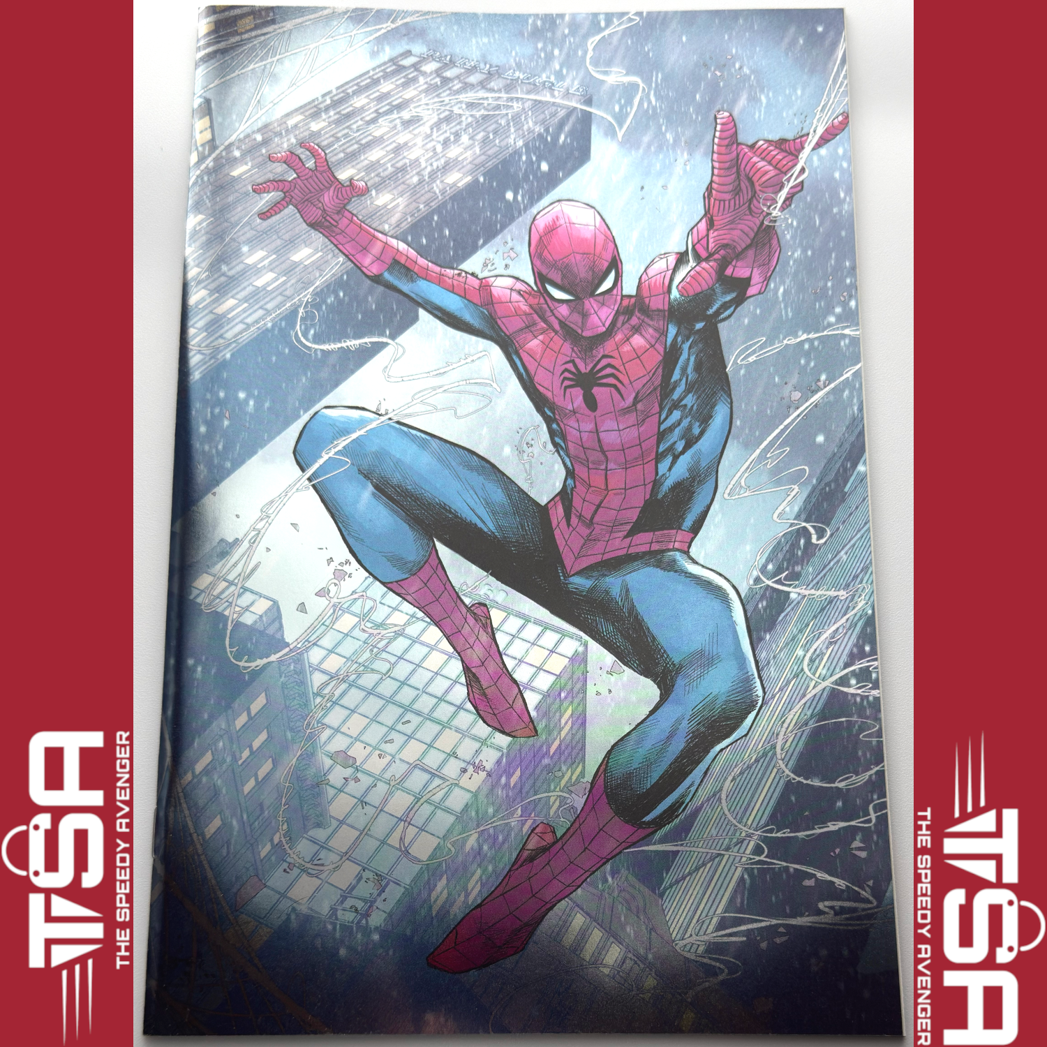 ULTIMATE SPIDER-MAN #1 (Vol 2) Marco Checchetto 2024 NYCC Virgin Foil Variant