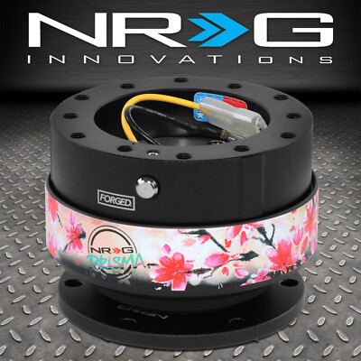 Быстроразъемный адаптер рулевого колеса NRG Gen 2.0 с 6 отверстиями, черный / Кольцо Sakura