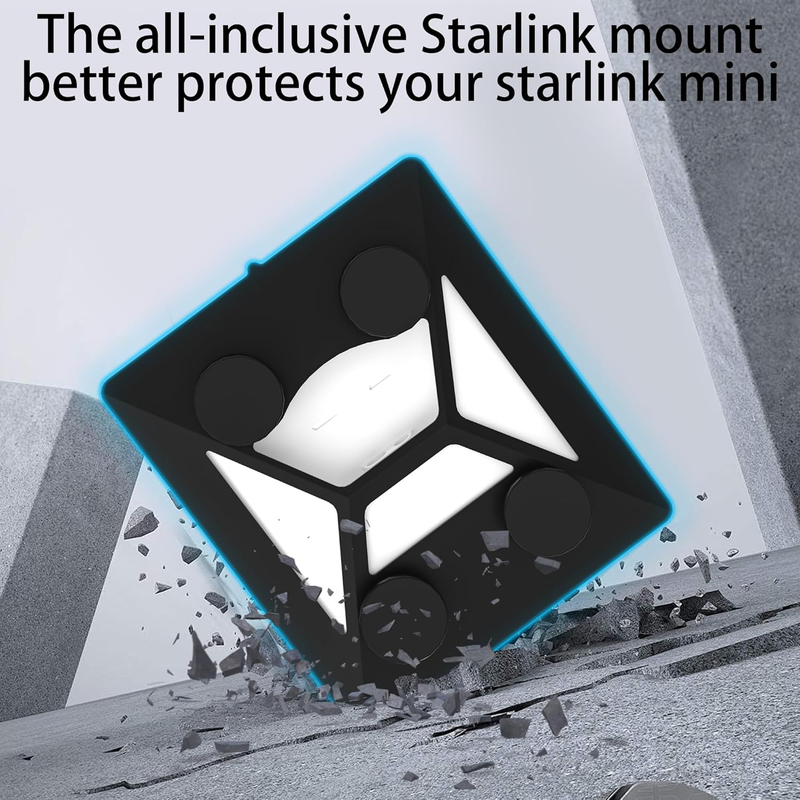 Starlink Mini Mount,Flat Magnetic Starlink Mini Car Shield Mount with Protective