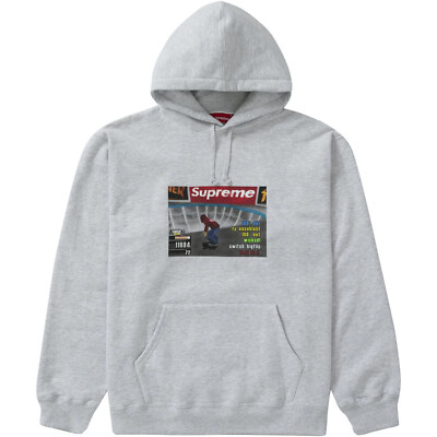 Pre-owned Supreme Thrasher Hooded Sweatshirt Ash Grey In Gray