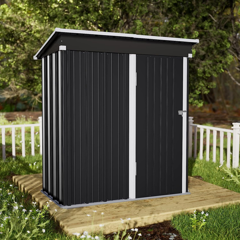 Outdoor Storage Shed Metal Garden Backyard Tool Sheds Heavy 