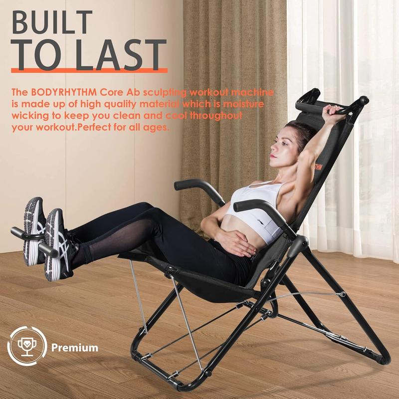 BODYRHYTHM Core & Ab Lounge Workout Chair, an Fitness System for Muscle Activati