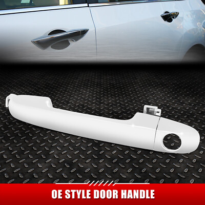 Для 06-10 Elantra Хромированная передняя Левая / Правая боковая наружная дверная ручка с замочной скважиной